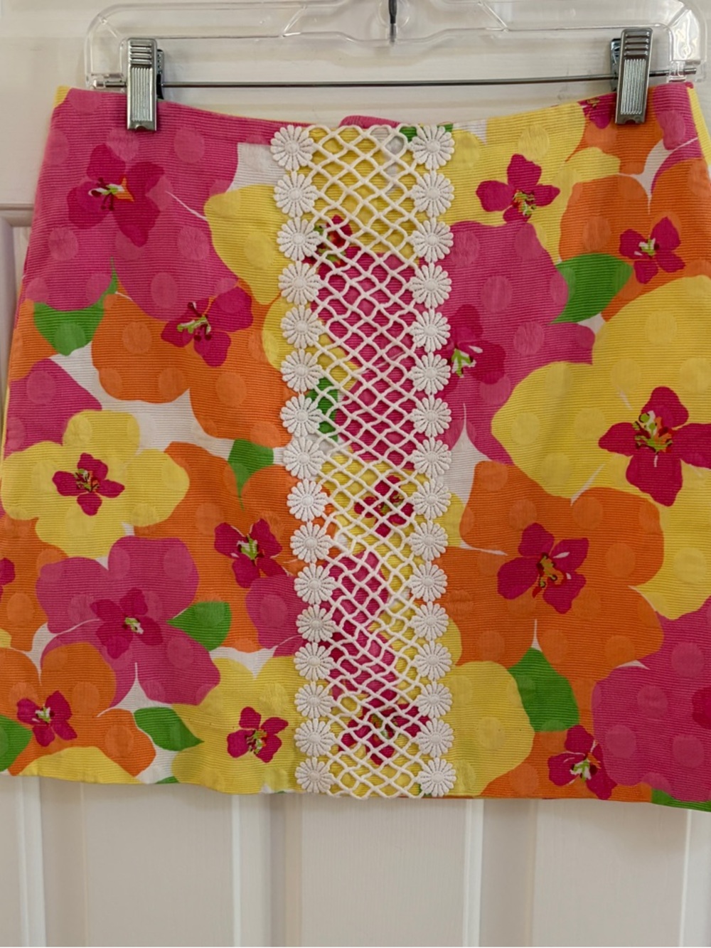 Lily Pulitzer Hallie Mini Skirt - Pink, Yellow & Orange size 2